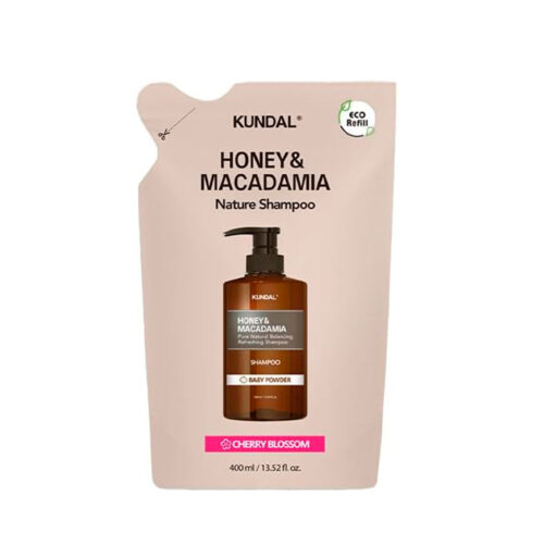 [Kundal] Honey&Macadamia Shampoo Refill 400ml (2 Fragancias) - Imagen 3