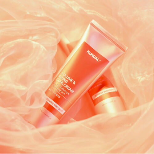 [Kundal] Volume&Fixing Curl Cream Cherry Blossom 130ml - Imagen 6