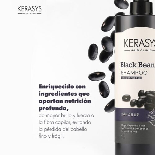 [Kerasys] Black Bean Oil Shampoo (2 Tamaños)