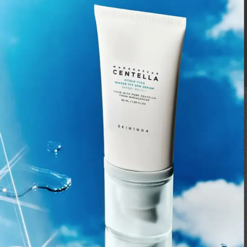 [Skin1004] Madagascar Hyalu-Cica Water-Fit Sun Serum SPF50+ PA++++ 50ml (2 Tamaños) - Imagen 5