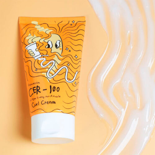 [Elizavecca] CER-100 Collagen Coating Hair A+ Muscle Curl Cream - Imagen 7