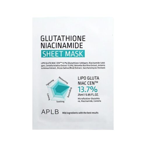 [APLB] Glutathione Niacinamide Sheet Mask - Imagen 1