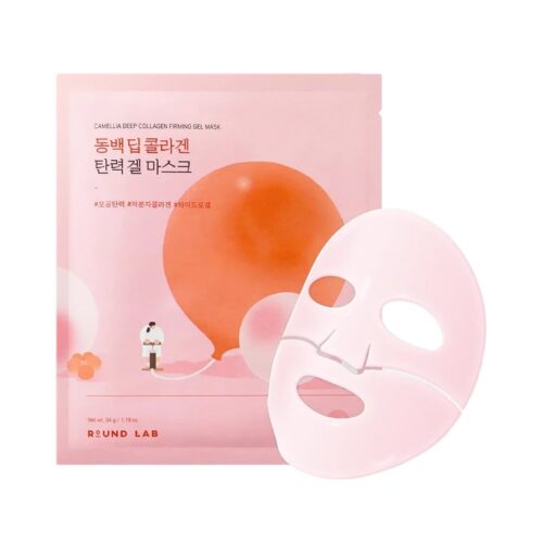 [Round Lab] Camellia Deep Collagen Firming Gel Mask - Imagen 1