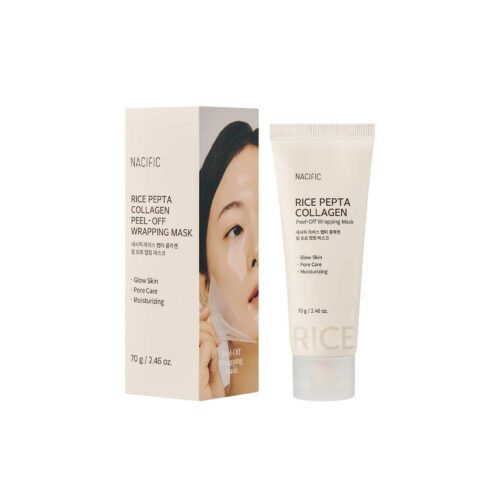 [Nacific] Rice Pepta Collagen Peel-off Wrapping Mask 70g - Imagen 3