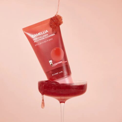 [Round Lab] Camellia Deep Collagen Jelly Mask Cleanser 150ml - Imagen 6