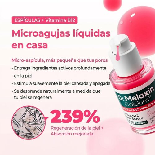 [Dr.Melaxin] Cemenrete Cyano Pink Spicule Serum 30ml - Imagen 6