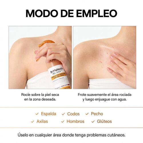 [Dr.Melaxin] Peel Shot Exfoliating Kojic Acid Turmeric Spray 200ml - Imagen 4