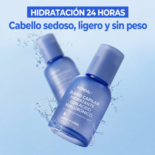 [Kundal] Airy Hydra Hyaluron Hair Serum Blossom Breeze 50 ml - Imagen 3