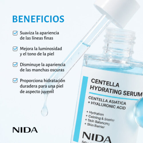 [NIDA] Centella Hydrating Serum 50 ml - Imagen 4
