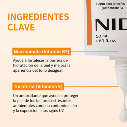 [NIDA] Invisible Fit Sun Cream SPF50+ PA++++ 50 ml - Imagen 5