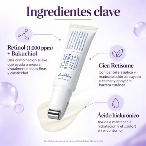[Dr.Althea] Retinol Flat Iron Eye Roller 25ml - Imagen 3